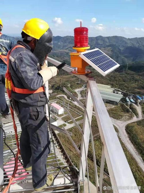 苏州混凝土烟囱航标灯维修 高空施工安全